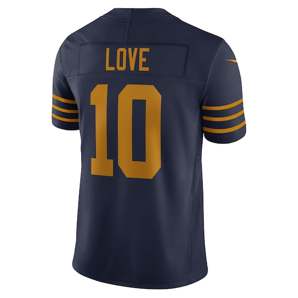 Jordan Love Green Bay Packers Nike The 1923 Classic Vapor F.U.S.E. Limited Jersey - Navy - Image 3