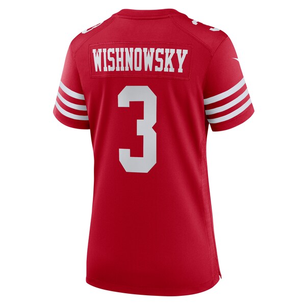 Mitch Wishnowsky San Francisco 49ers Nike Women's Game Jersey - Scarlet - Image 3