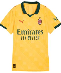 Alternative view of AC Milan Puma Women's 2025/26 Third Replica Jersey - Yellow