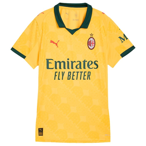 AC Milan Puma Women's 2025/26 Third Replica Jersey - Yellow - Image 2