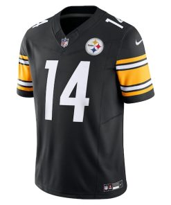 Alternative view of George Pickens Pittsburgh Steelers Nike Vapor F.U.S.E. Limited Jersey - Black
