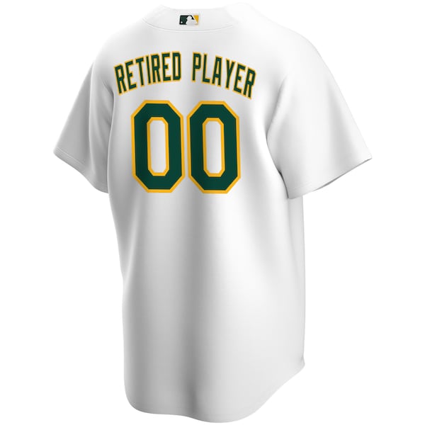 Oakland Athletics Nike Home Pick-A-Player Retired Roster Replica Jersey - White - Image 3
