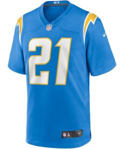 Alternative view of John Hadl Los Angeles Chargers Nike Game Retired Player Jersey - Powder Blue