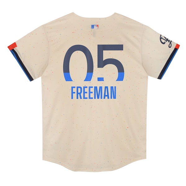 Freddie Freeman Los Angeles Dodgers Nike Preschool 2024 City Connect Limited Player Jersey - Cream - Image 3