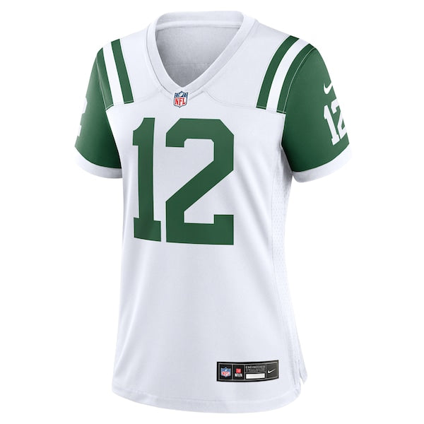 Joe Namath New York Jets Nike Women's Classic Alternate Retired Player Game Jersey - White - Image 3