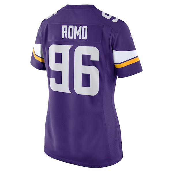 John Parker Romo Minnesota Vikings Nike Women's Game Jersey - Purple - Image 3