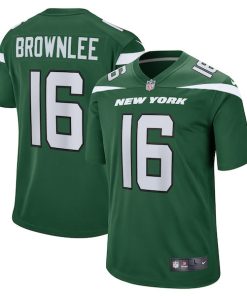Jason Brownlee New York Jets Nike  Game Jersey - Gotham Green