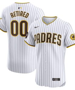 San Diego Padres Nike Home Elite Pick-A-Player Retired Roster Patch Jersey - White
