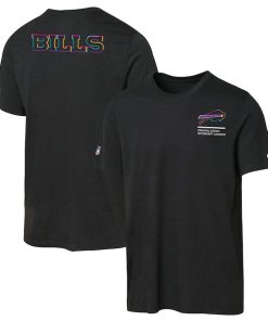 Buffalo Bills Nike Youth 2025 NFL Crucial Catch Tri-Blend Dri-FIT T-Shirt - Black