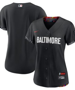 Baltimore Orioles Nike Women's 2023 City Connect Replica Jersey - Black