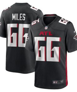 Joshua Miles Atlanta Falcons Nike  Game Jersey -  Black