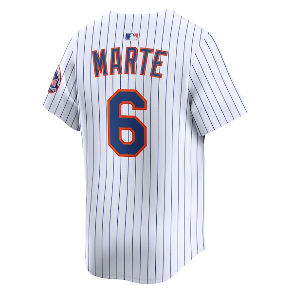Starling Marte New York Mets Nike Alternate Limited Player Jersey - White - Image 3