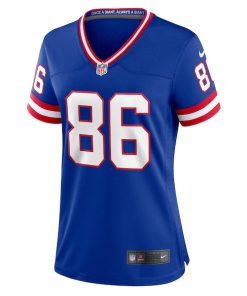 Alternative view of Darius Slayton New York Giants Nike Women's Classic Player Game Jersey - Royal