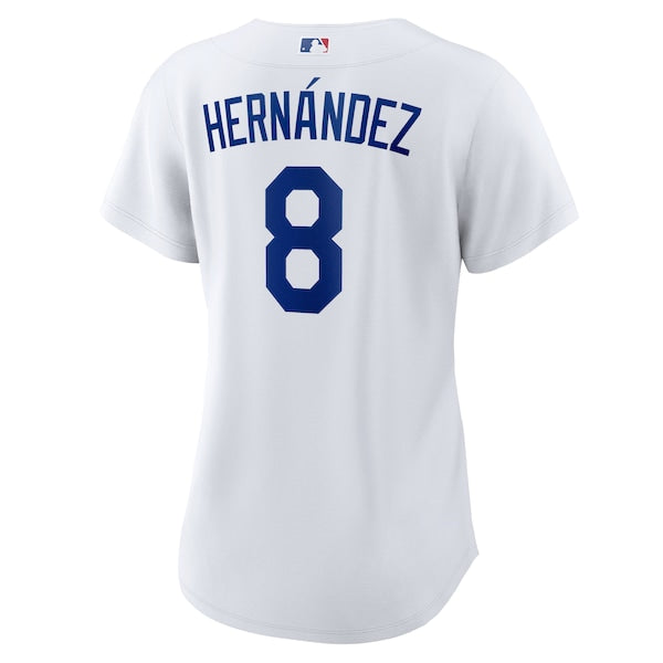 Enrique Hern¨¢ndez Los Angeles Dodgers Nike Women's Home Replica Jersey - White - Image 3