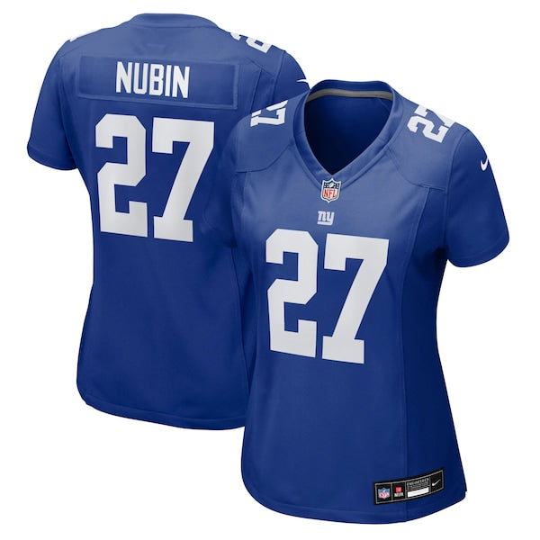 Tyler Nubin New York Giants Nike Women's Team Game Jersey - Royal