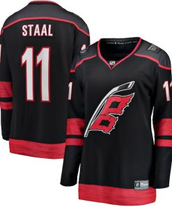 Jordan Staal Carolina Hurricanes  Women's Alternate Breakaway Jersey - Black
