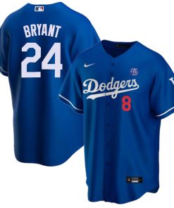 Kobe Bryant Legend Los Angeles Dodgers 8/24 Special Jersey ¨C Royal
