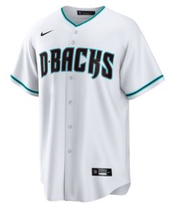 Alternative view of Corbin Carroll Arizona Diamondbacks Nike Youth Home Replica Player Jersey - White