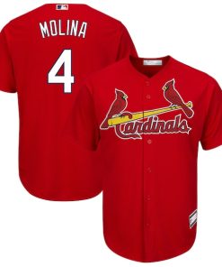 Yadier Molina St. Louis Cardinals Big & Tall Replica Player Jersey - Red