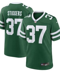 Qwan'tez Stiggers New York Jets Nike Team Game Jersey - Legacy Green