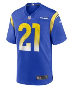 Alternative view of Zach Evans Los Angeles Rams Nike Home Game Jersey - Royal