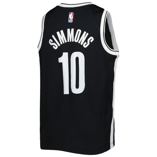 Ben Simmons Brooklyn Nets Nike Youth Swingman Jersey - Icon Edition - Black - Image 3