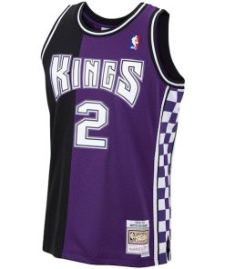 Alternative view of Mitch Richmond Sacramento Kings 1994/95 Hardwood Classics Swingman Jersey - Purple