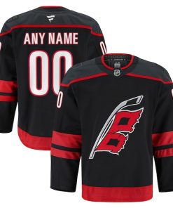 Carolina Hurricanes  Home Authentic Pro Custom Jersey - Black/White