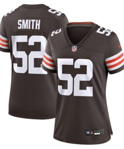 Elerson Smith Cleveland Browns Nike Women's Team Game Jersey -  Brown
