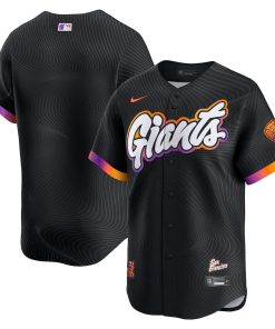 San Francisco Giants Outerstuff Youth 2025 City Connect Limited Jersey - Anthracite