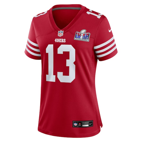 Brock Purdy San Francisco 49ers Nike Women's Super Bowl LVIII Game Jersey - Scarlet - Image 2