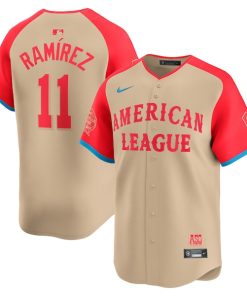 Jose Ramirez American League Nike 2024 MLB All-Star Game Limited Player Jersey - Cream