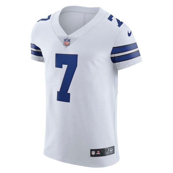 Trevon Diggs Dallas Cowboys Nike Vapor Elite Jersey - White/Navy - Image 3