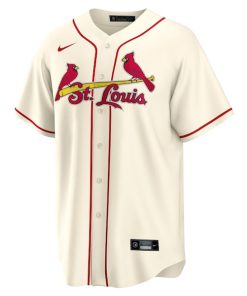 Alternative view of Yadier Molina St. Louis Cardinals Nike Alternate Replica Player Name Jersey - Cream