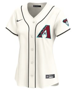 Alternative view of Arizona Diamondbacks Nike Home 2025 Jackie Robinson Day Limited Jersey?¨C Cream