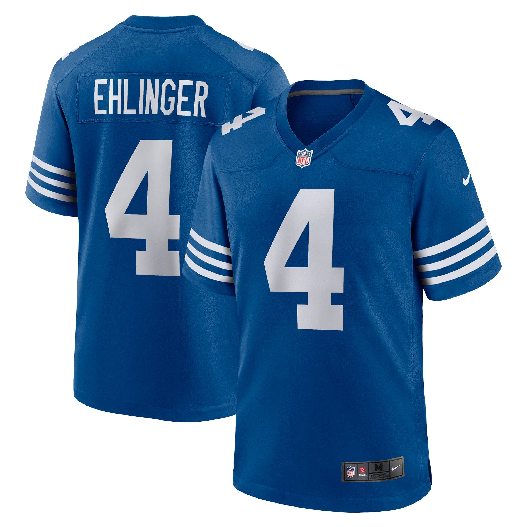 Sam Ehlinger Indianapolis Colts Nike Game Jersey - Royal/Blue - Image 4