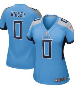Calvin Ridley Tennessee Titans Nike Women's Team Game Jersey -  Light Blue/Navy