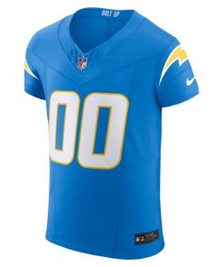 Alternative view of Los Angeles Chargers Nike  Vapor F.U.S.E. Elite Custom Jersey - Powder Blue