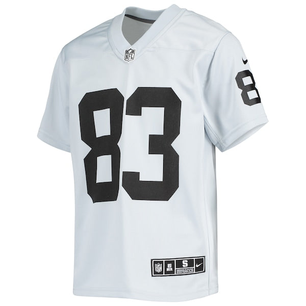 Darren Waller Las Vegas Raiders Nike Youth Inverted Team Game Jersey - Silver - Image 2