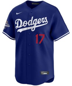 Alternative view of Shohei Ohtani Los Angeles Dodgers Nike 2025 World Series Champions Limited Jersey - Royal