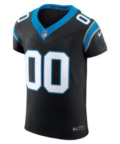 Alternative view of Carolina Panthers Nike Vapor F.U.S.E. Elite Custom Jersey - Black