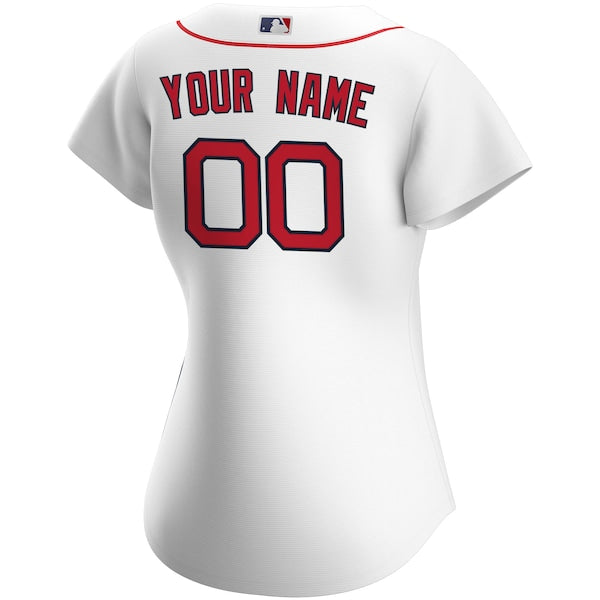 Boston Red Sox Nike Women's Home Replica Custom Jersey - White - Image 3