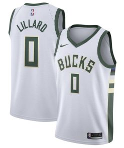 Damian Lillard Milwaukee Bucks Nike Unisex  Swingman Player Jersey - Association Edition - White