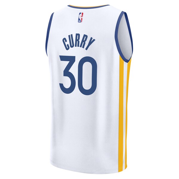Stephen Curry Golden State Warriors Fast Break Replica Jersey - Association Edition - White - Image 3