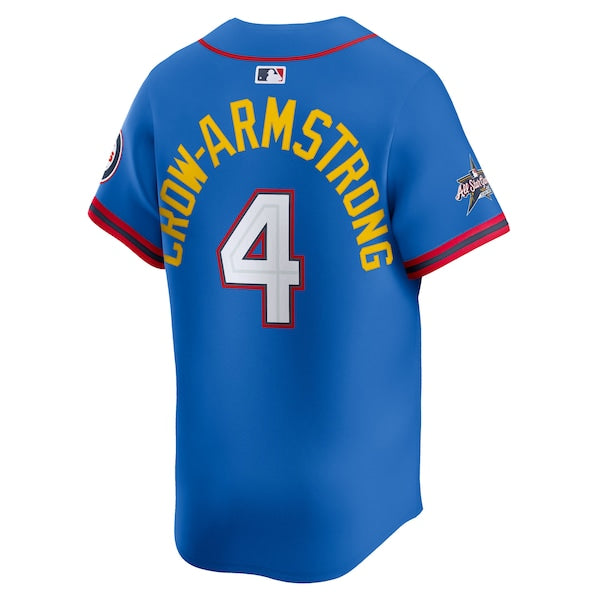 Pete Crow-Armstrong National League Nike 2025 All-Star Edition Limited Player Jersey - Blue - Image 3