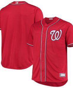 Washington Nationals Big & Tall Alternate Replica Team Jersey - Red