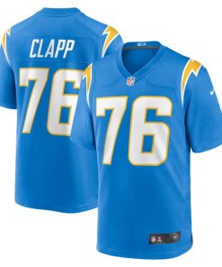 Will Clapp Los Angeles Chargers Nike Game Jersey - Powder Blue