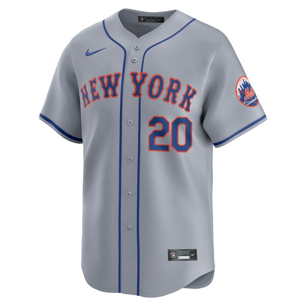 Pete Alonso New York Mets Nike Away Limited Player Jersey - Gray/White - Image 3