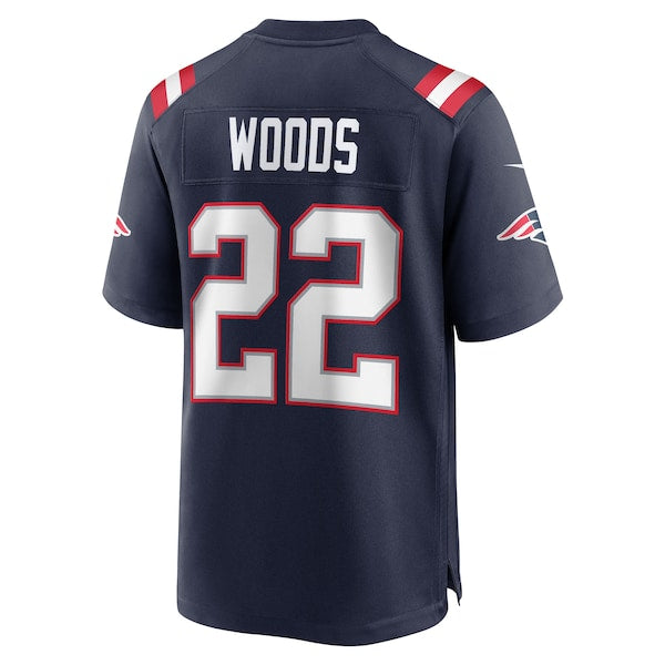 Charles Woods New England Patriots Nike Team Game Jersey - Navy - Image 3