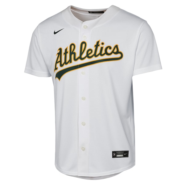 Zack Gelof Athletics Nike Youth Home Replica Player Jersey - White - Image 2